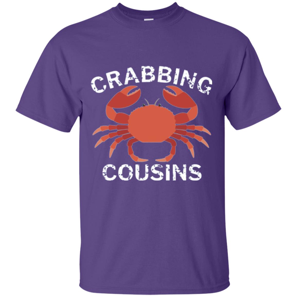 Fishing Lovers T-shirt Crabbing Cousins Purple