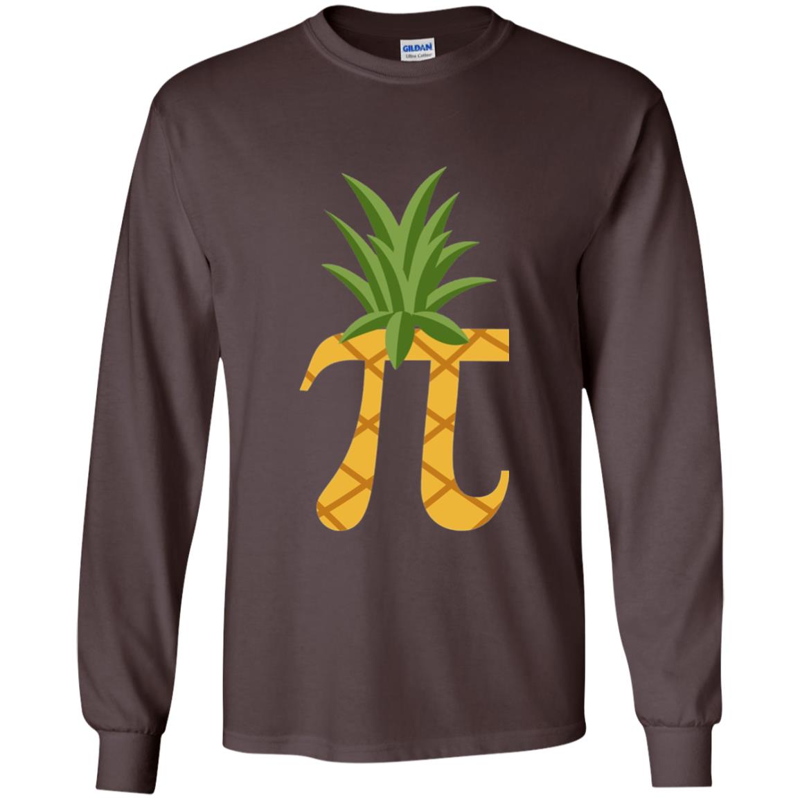 Parody Of Pi Pineapple Funny Pi Day T-shirt Dark Chocolate