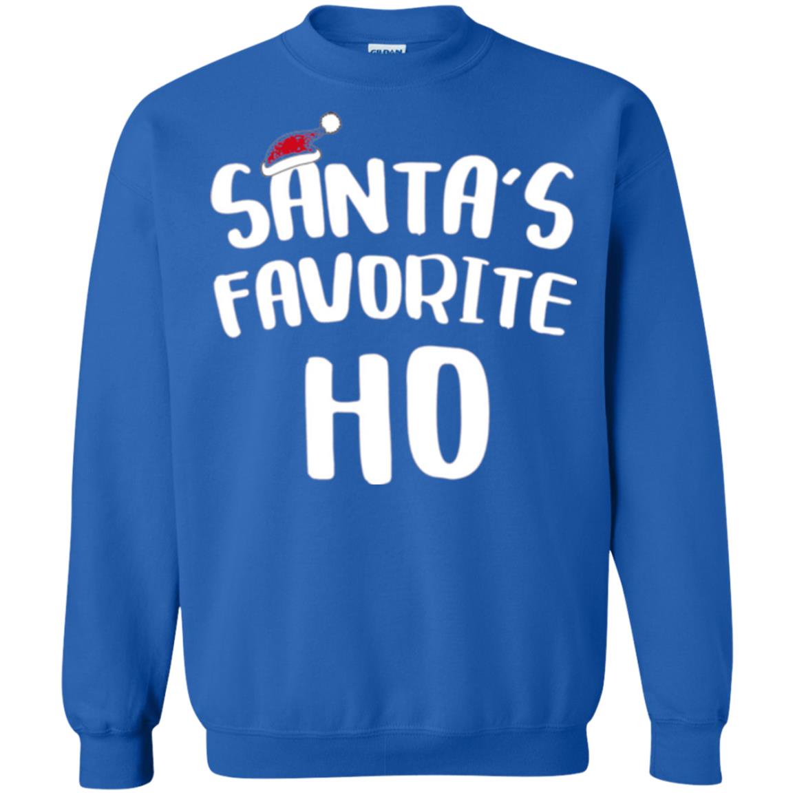 Christmas T-shirt Santa_s Favorite Ho Royal