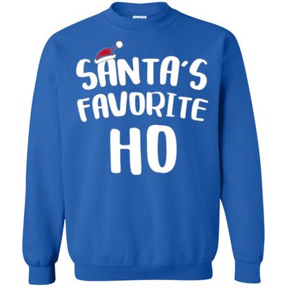 Christmas T-shirt Santa_s Favorite Ho Royal