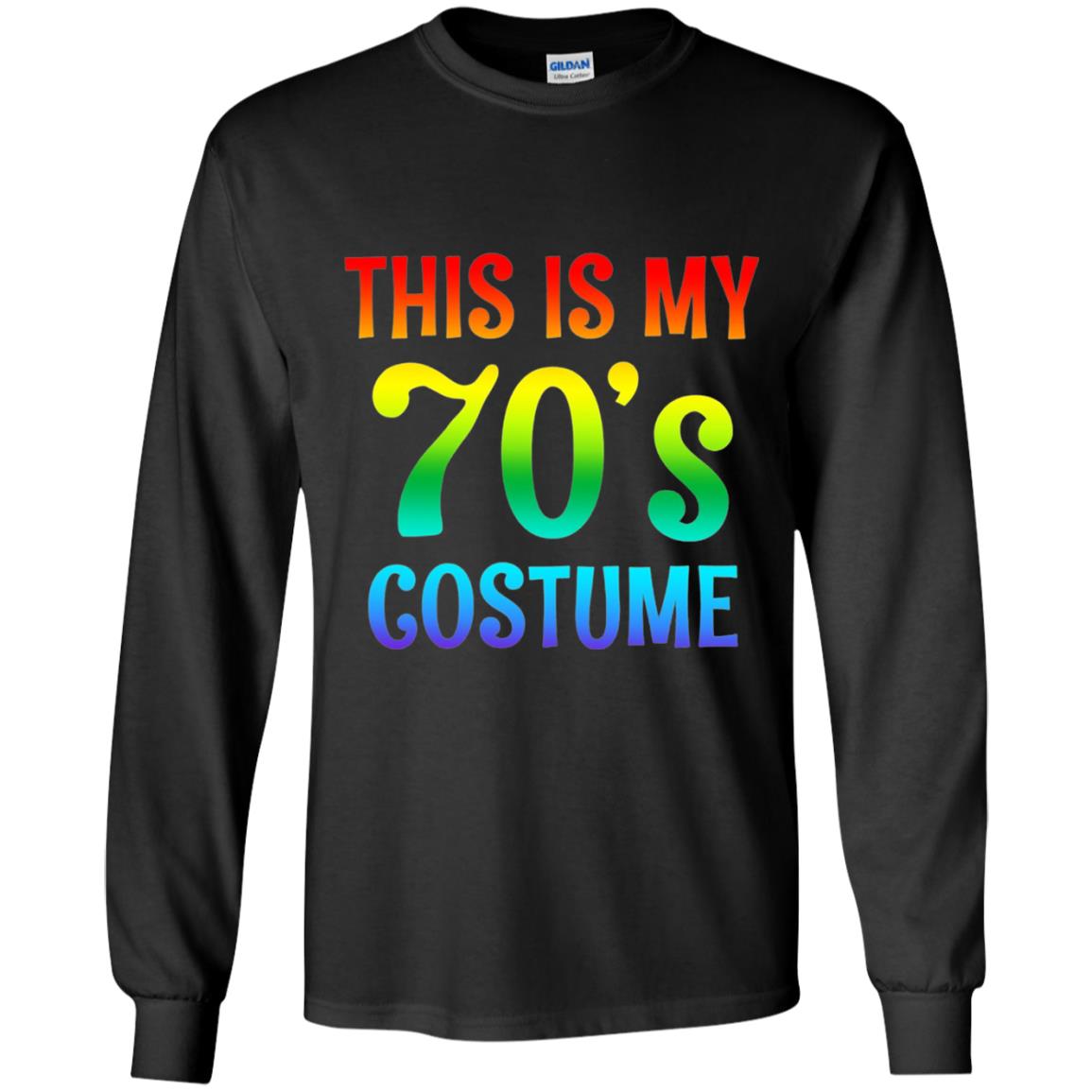 This Is My 70_s Costume T-shirt Black