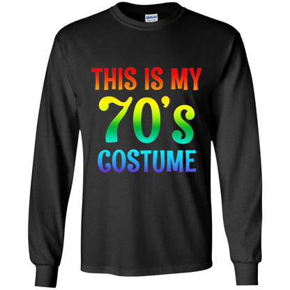 This Is My 70_s Costume T-shirt Black