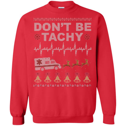 Nurse T-shirt Don_t Be Tachy Red