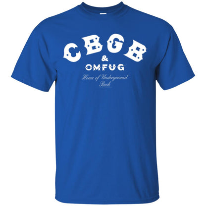 Music T-shirt Cbgb And Omfug Home Of Underground Rock Royal