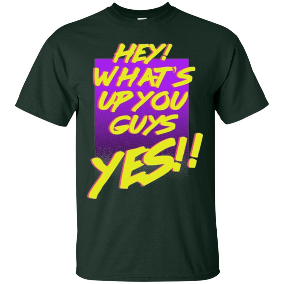 Shane Dawson T-shirt Hey What's Up You Guys Yes Forest Green