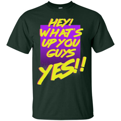 Shane Dawson T-shirt Hey What's Up You Guys Yes Forest Green