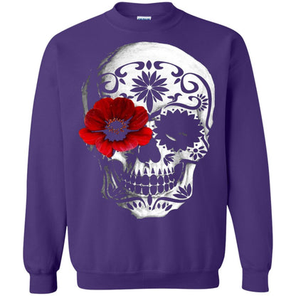 Day Of The Dead Sugar Skull Cinco De Mayo Shirt Purple