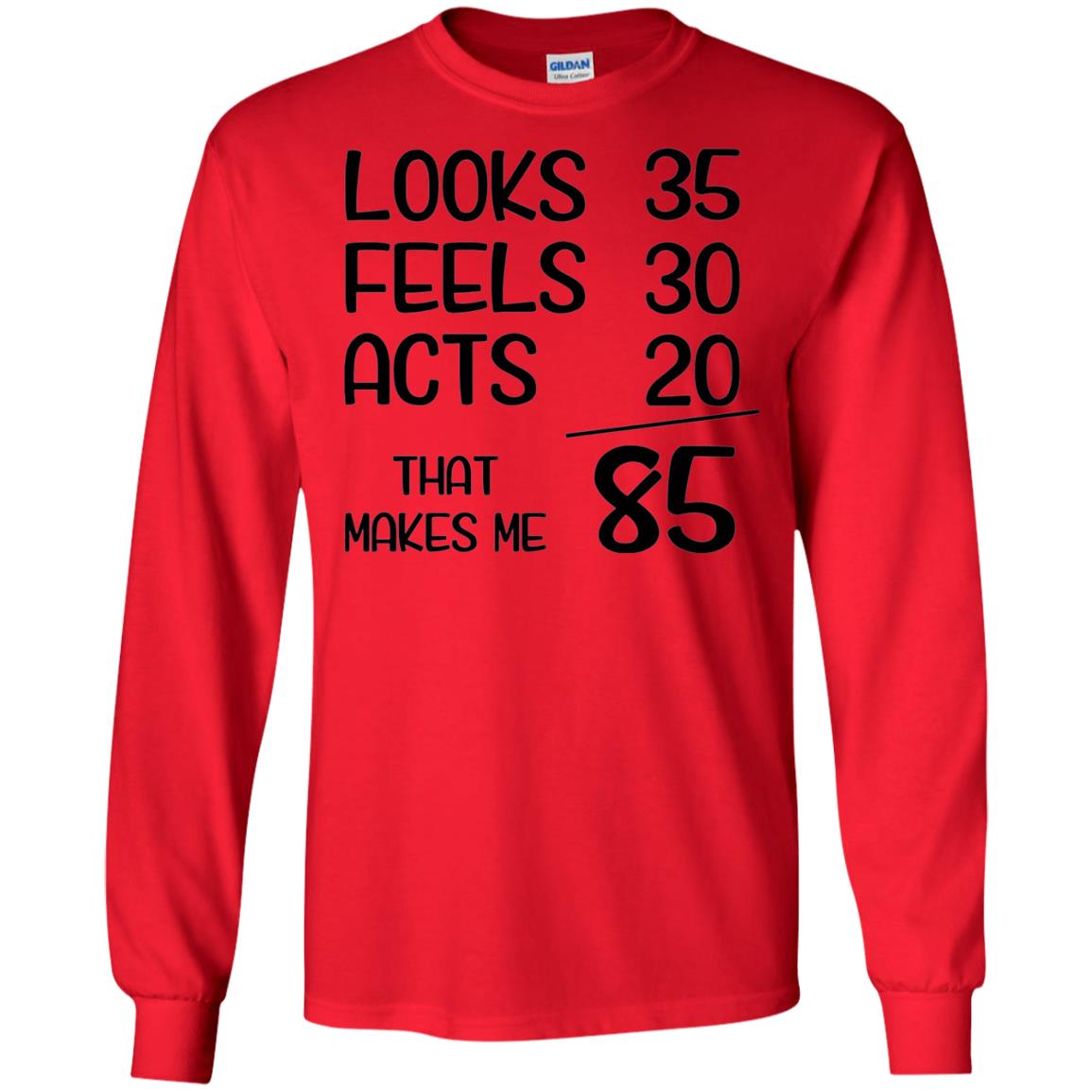 Funny 1933 85 Years Old 85th Birthday T-shirt Red