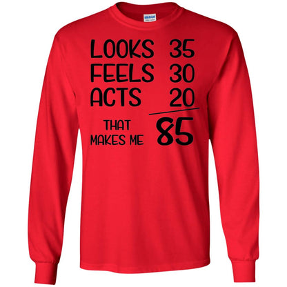 Funny 1933 85 Years Old 85th Birthday T-shirt Red