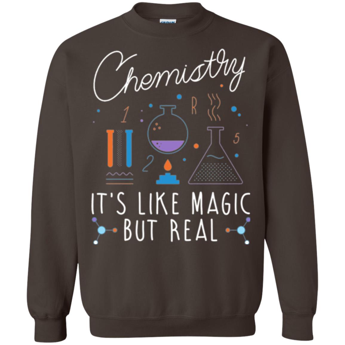 Chemistry T-shirt It_s Like Magic But Real Dark Chocolate