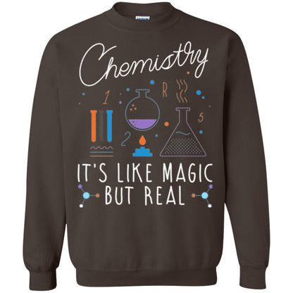Chemistry T-shirt It_s Like Magic But Real Dark Chocolate