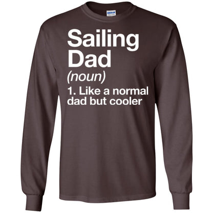 Daddy T-shirt Sailing Dad Definition T-shirt Dark Chocolate