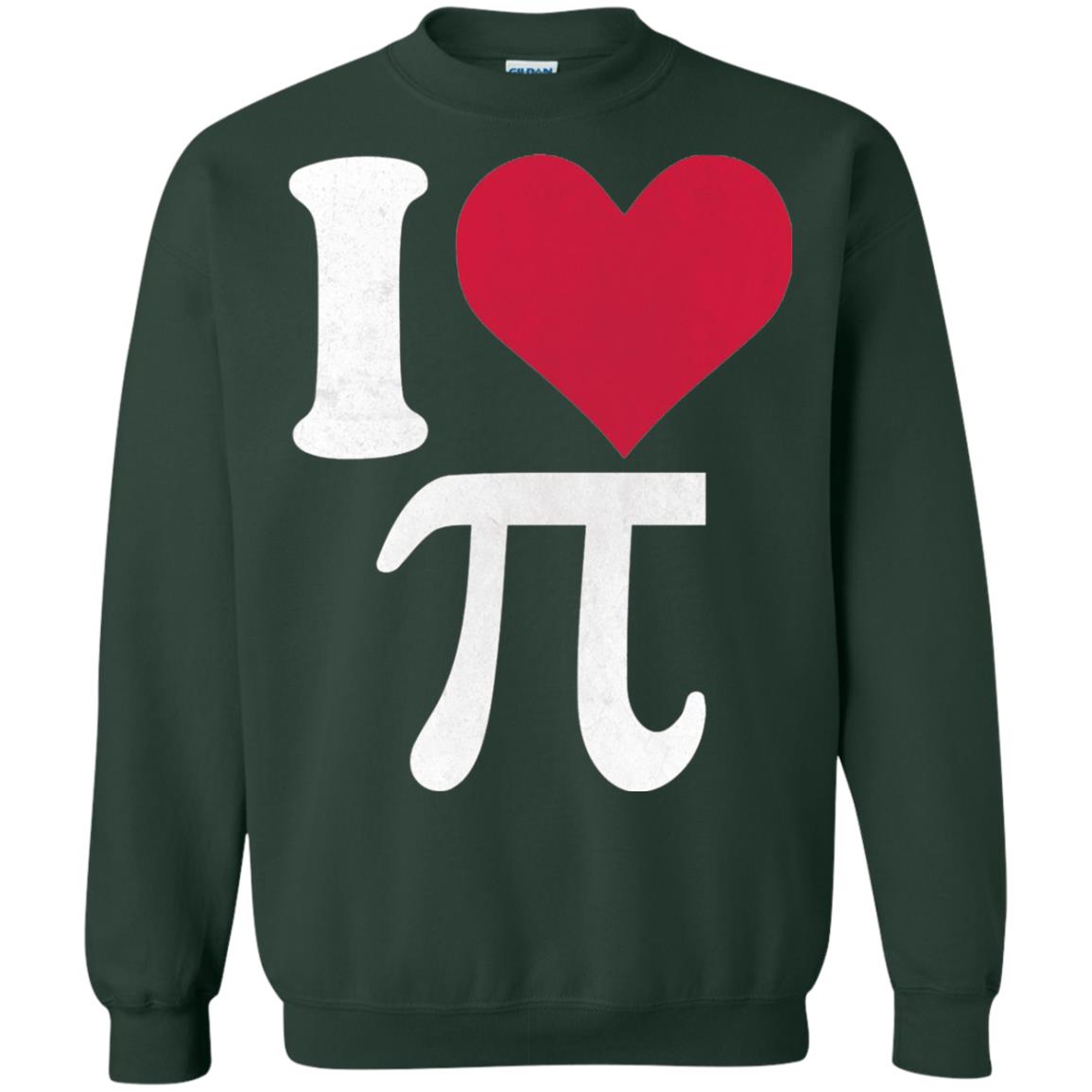 I Love Pi Vintage Retro Pi Day T-shirt Forest Green