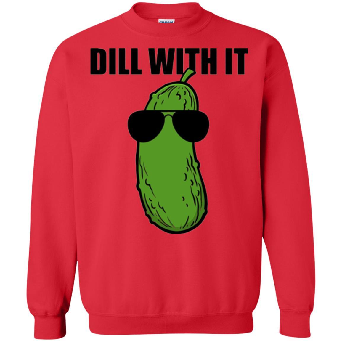 Cucumber T-shirt Dill With It Red
