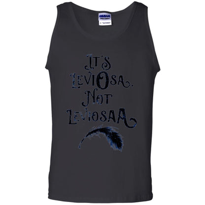 Feather Dirty Black T-shirt It_s Leviosa Not Leviosaa Black