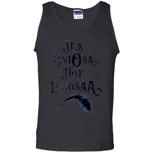 Feather Dirty Black T-shirt It_s Leviosa Not Leviosaa Black