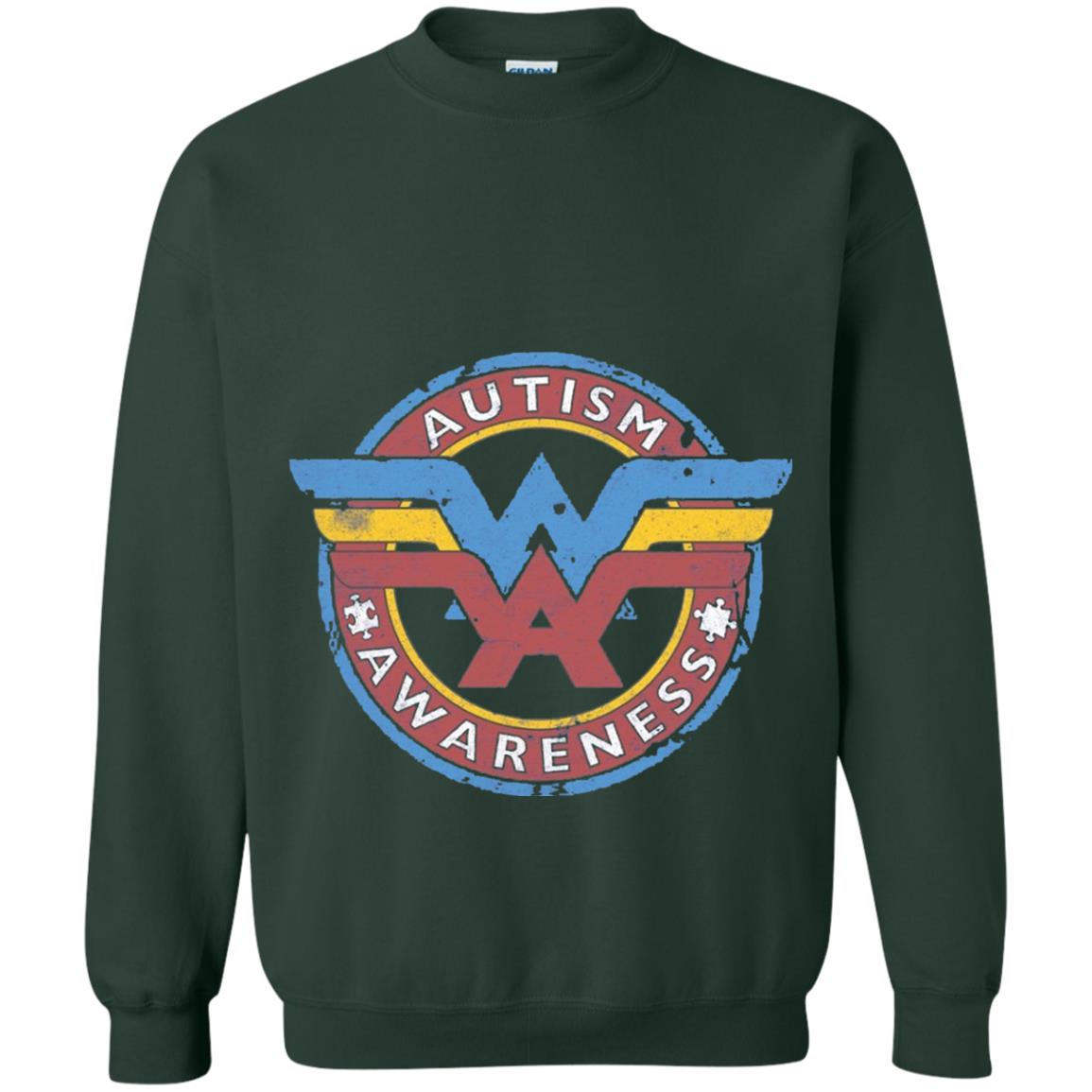 Autism Awareness T-shirt Forest Green