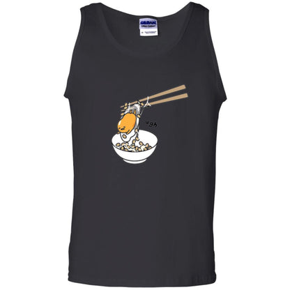 Cartoon T-shirt Gudetama Chopsticks Black