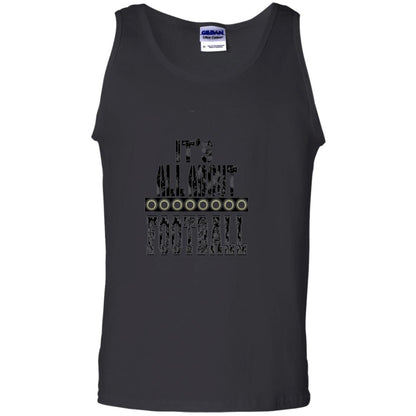 Football Lover T-shirt It_s All About Football Black