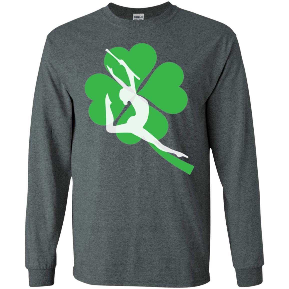 Baton Twirling Lover Saint Patrick's Day Dark Heather