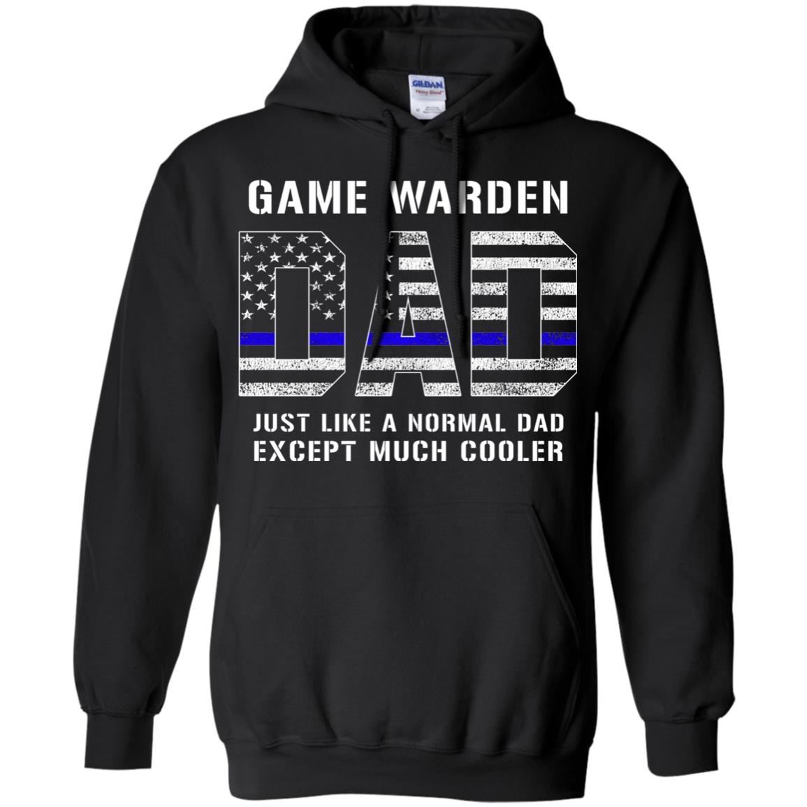 Game Warden Dad Normal Cooler Fathers Day Tbl Shirt Black