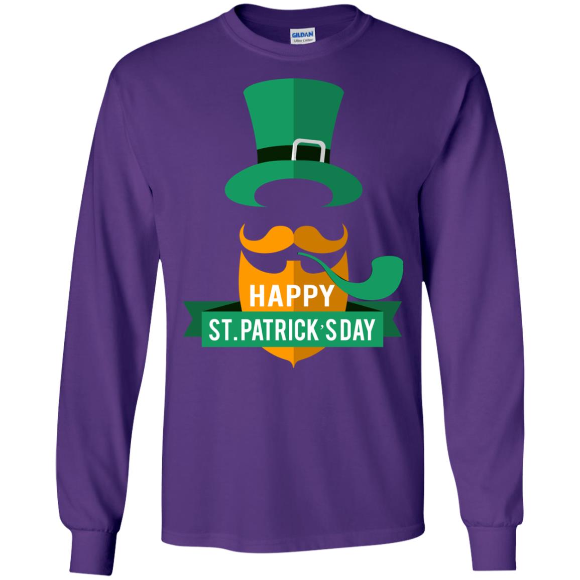 Happy St.patrick's Day T-shirt Purple