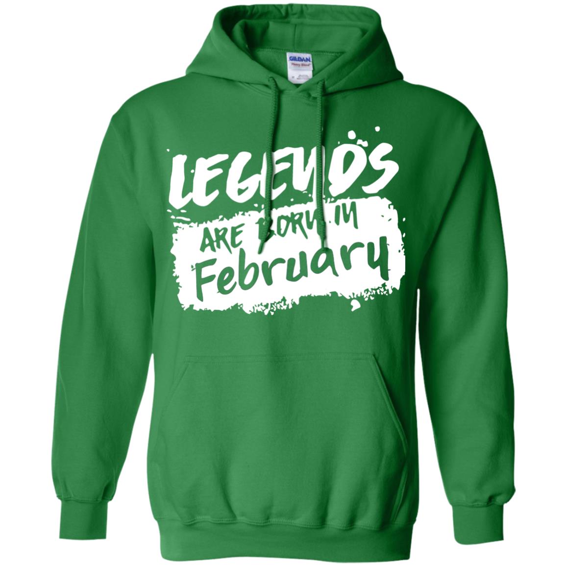 February Birthday Shirt Legends Are Born In February Irish Green