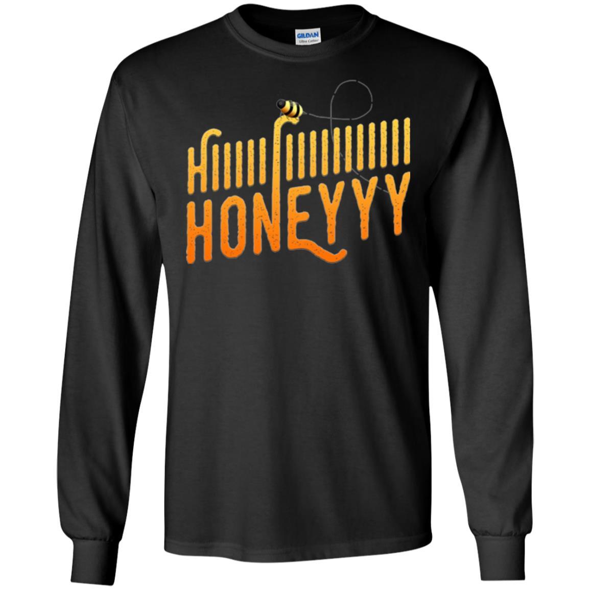 Bee T-shirt Hi Honey T-shirt Black