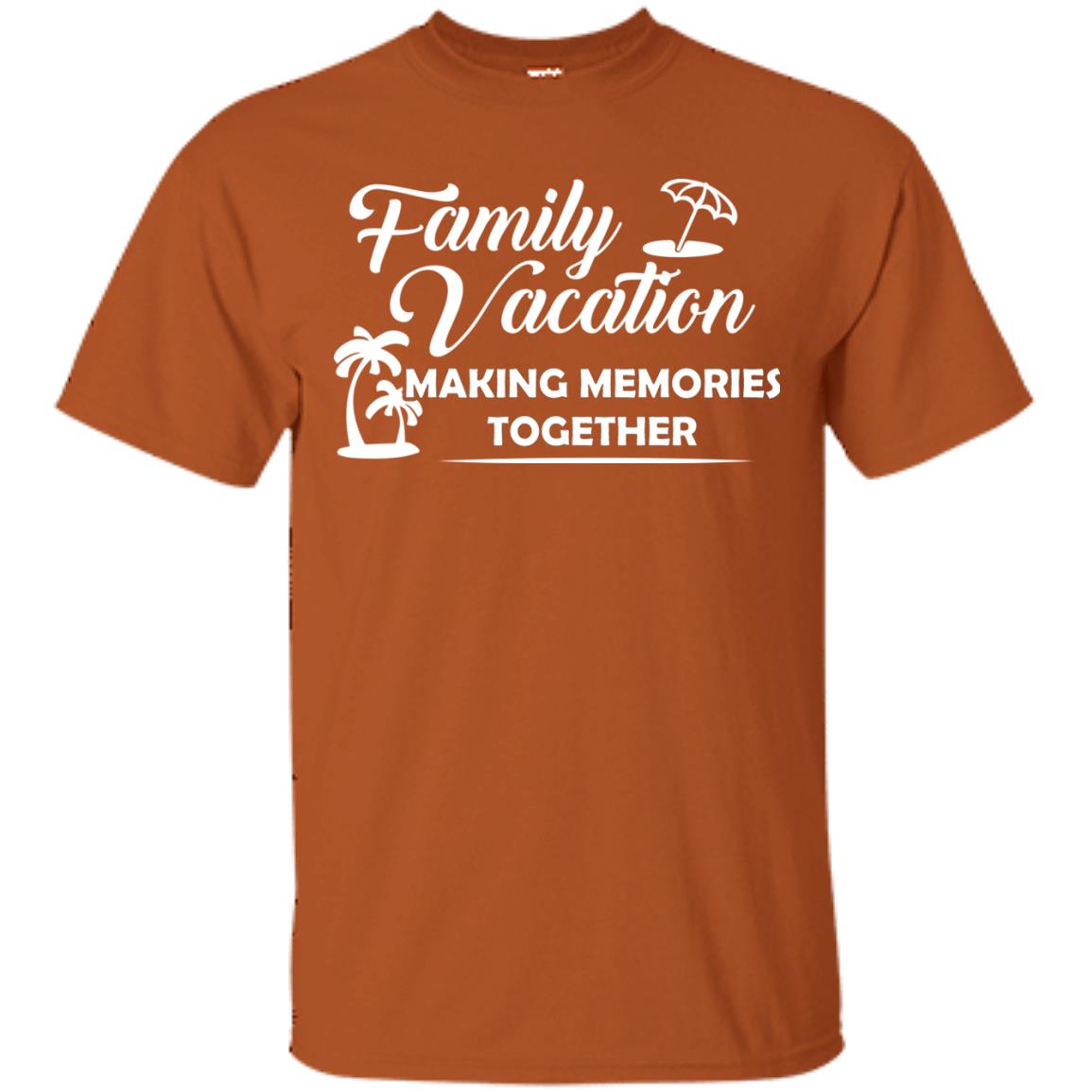 Family Vacation Making Memories Together Texas Orange