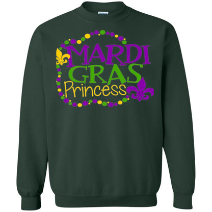 Mardi Gras Princess T-shirt Forest Green