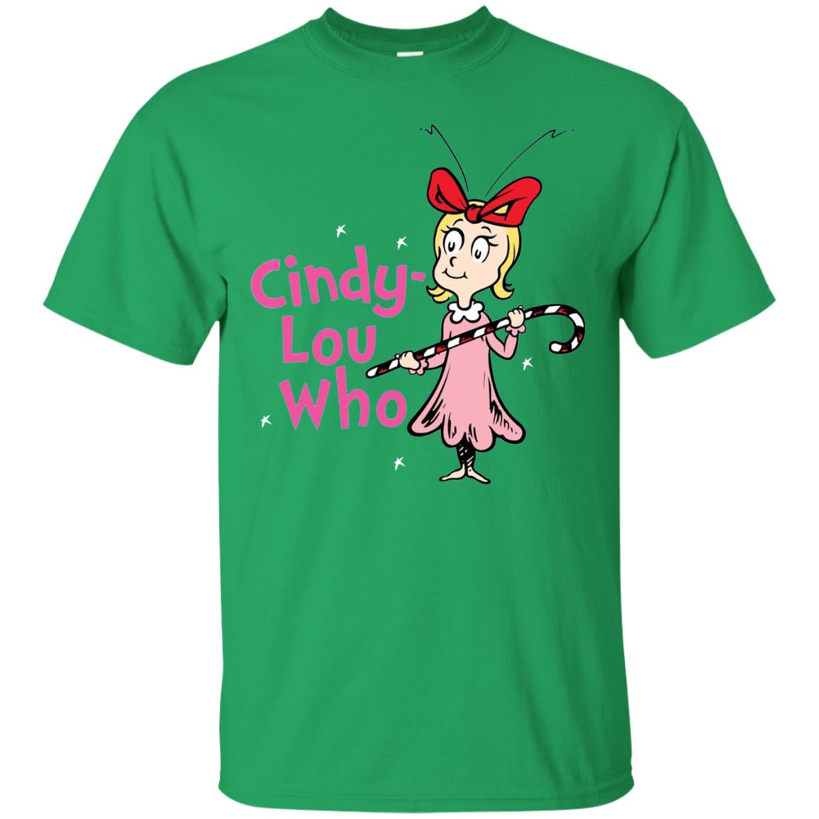 Dr. Seuss Cindy-lou Who T-shirt Irish Green