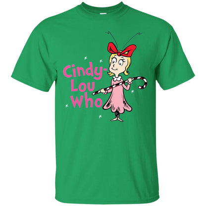 Dr. Seuss Cindy-lou Who T-shirt Irish Green