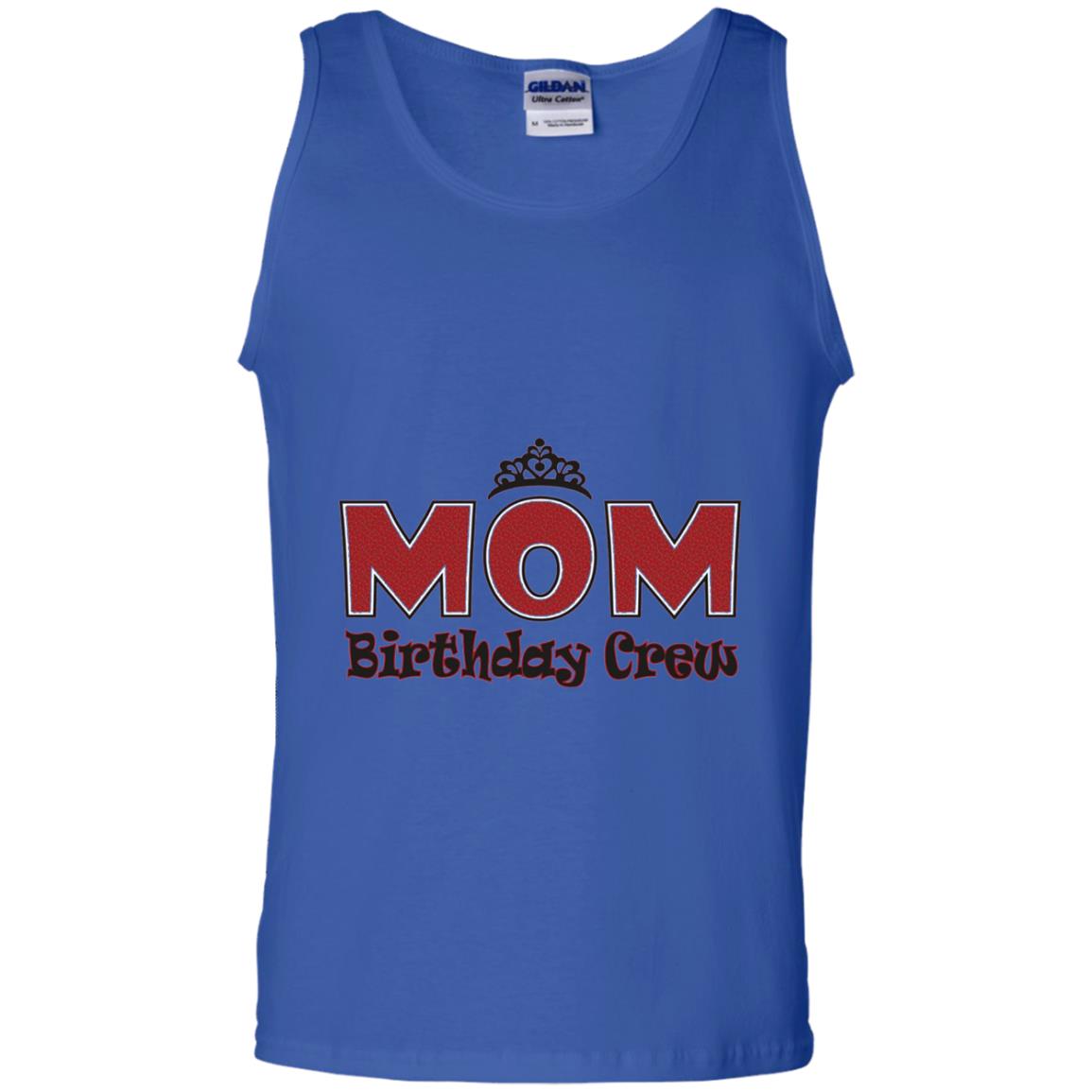 Mom Birthday Crew T-shirt Birthday Party Royal