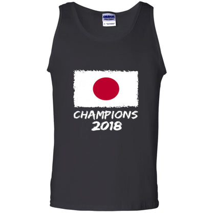 Football Lover T-shirt Japan Champions 2018 T-shirt Black