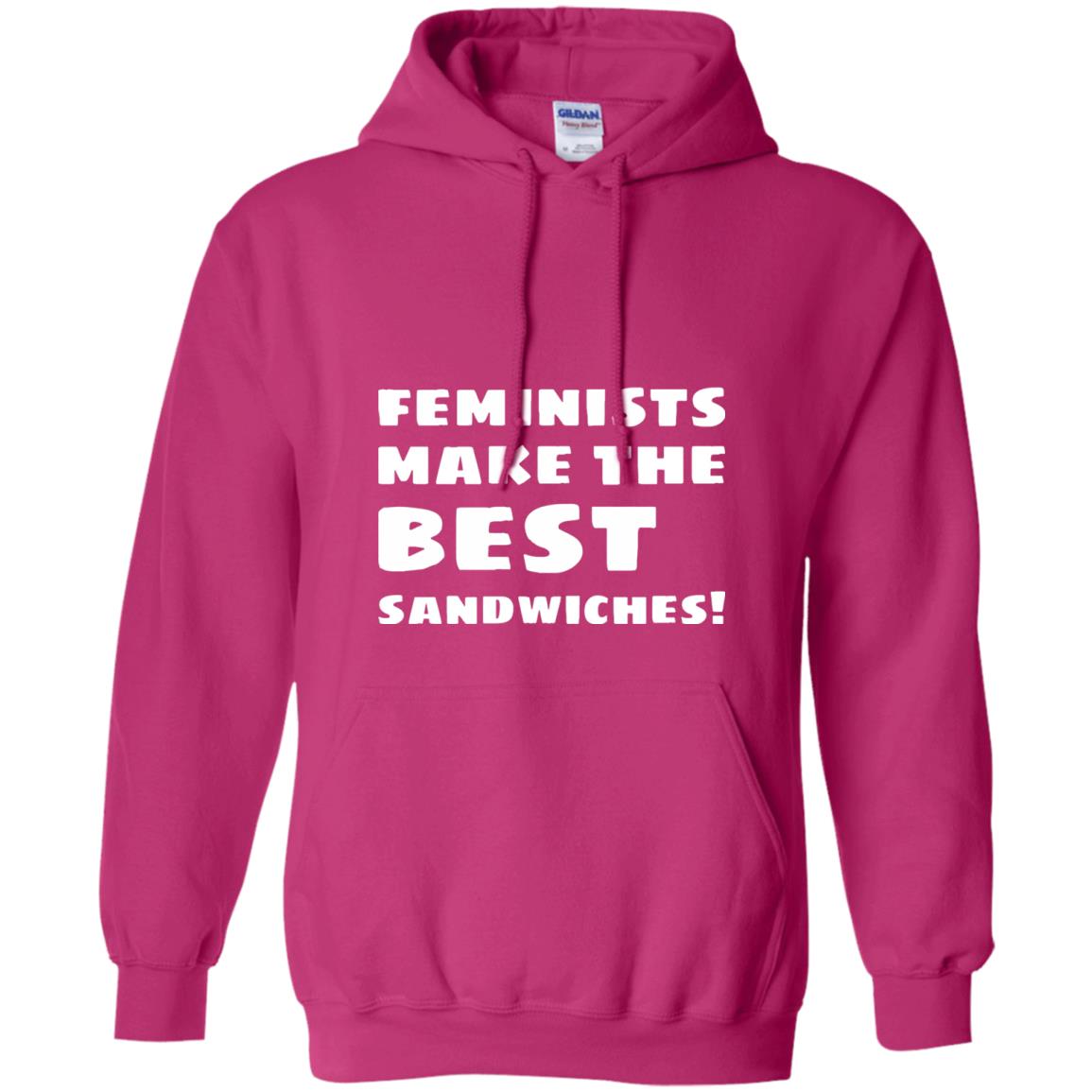 Feminists Make The Best Sandwiches Conversation T-shirt Heliconia