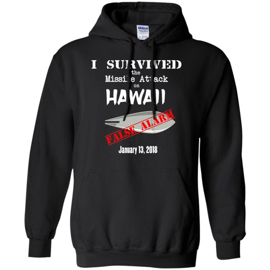Hawaii Missile Attack Survivor False Alarm T Shirt Black