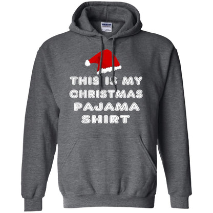 Christmas T-shirt This Is My Christmas Pajama Shirt Dark Heather