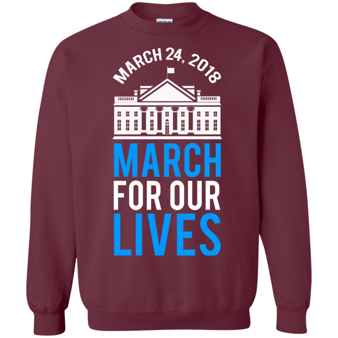 March For Our Lives March 24 2018 T-shirt Maroon