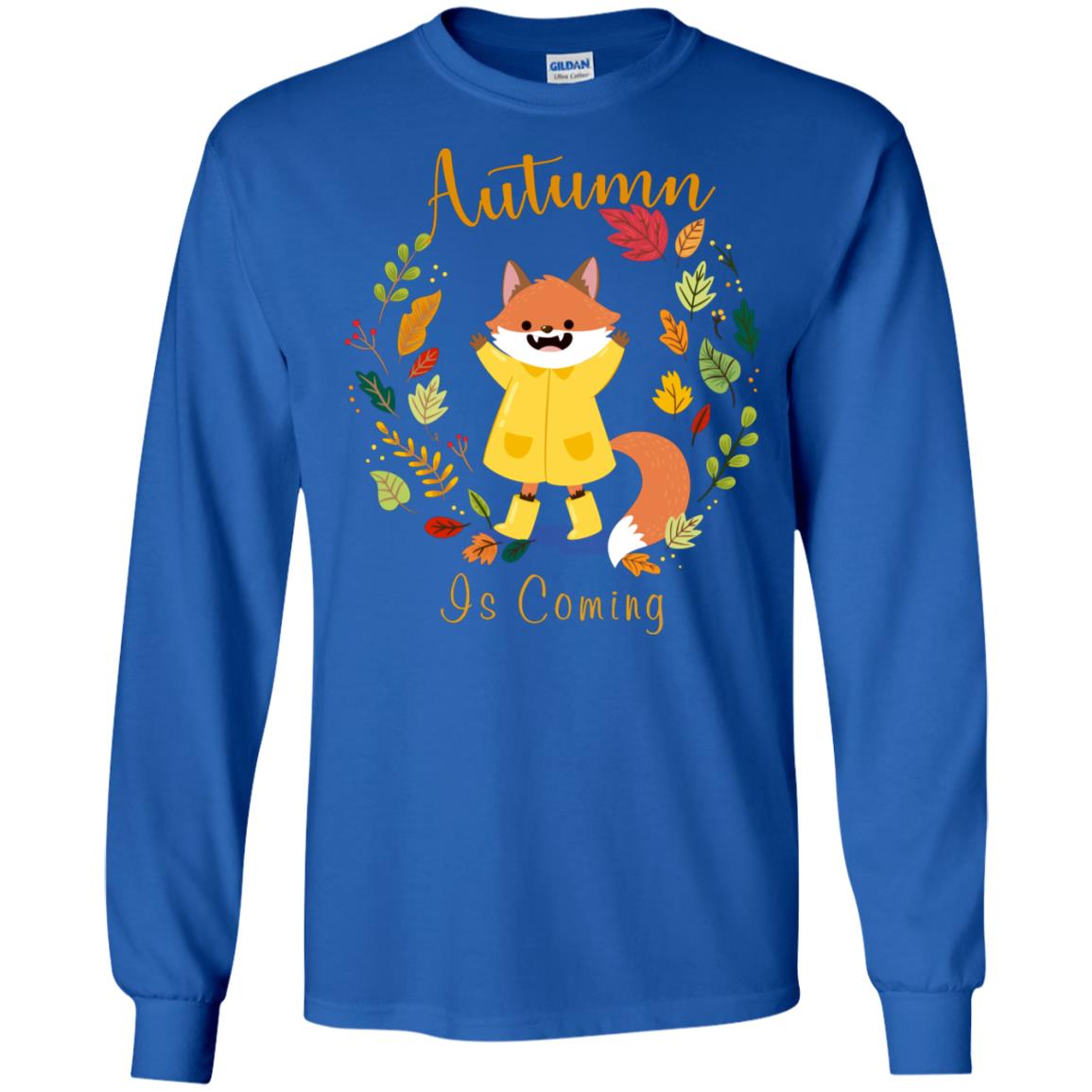 Autumn Is Coming Shirt Royal