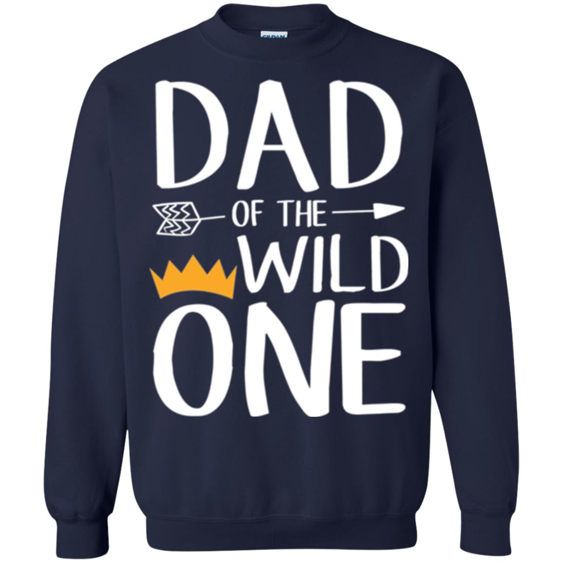 Dad Of The Wild One Daddy T-shirt Navy