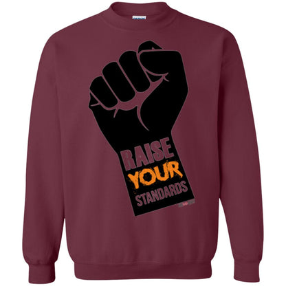 Raise Your Standards Motivatitonal Fitnoquit T-shirt Maroon
