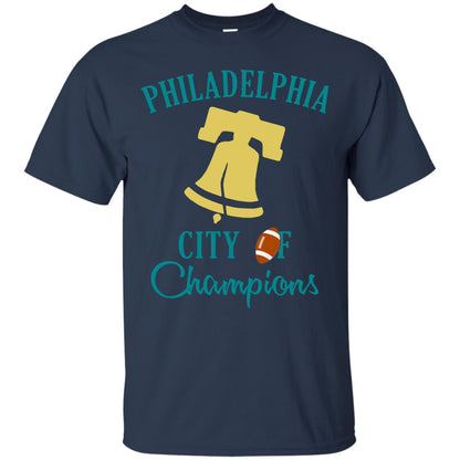 Football Lover T-shirt Philadelphia City Of Champion Navy