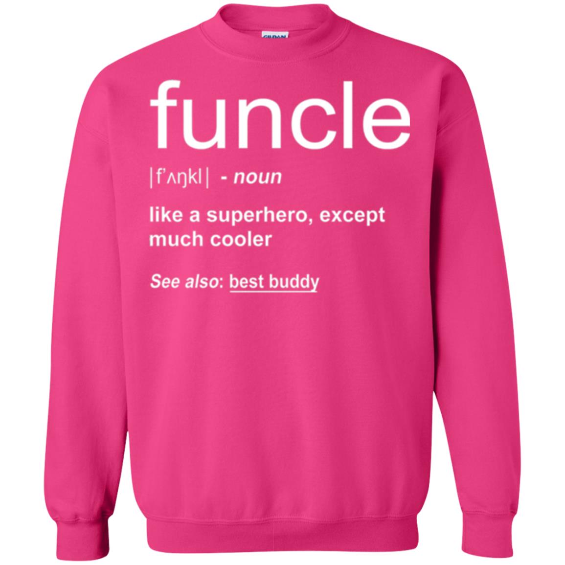 Funny Uncle T-shirt Funcle Heliconia