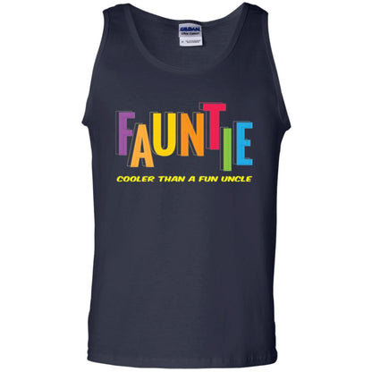 Aunt T-shirt Fauntie Cooler Than A Fun Uncle Navy