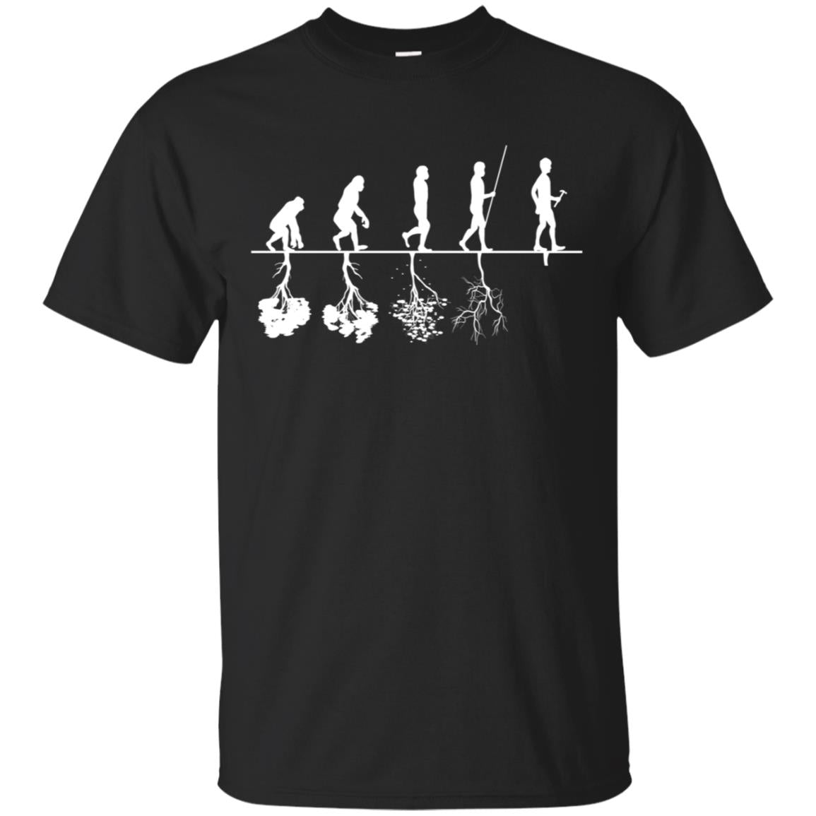 Evolution Tree Of Human Life Thinking Save Environment ShirtG200 Gildan Ultra Cotton T-Shirt