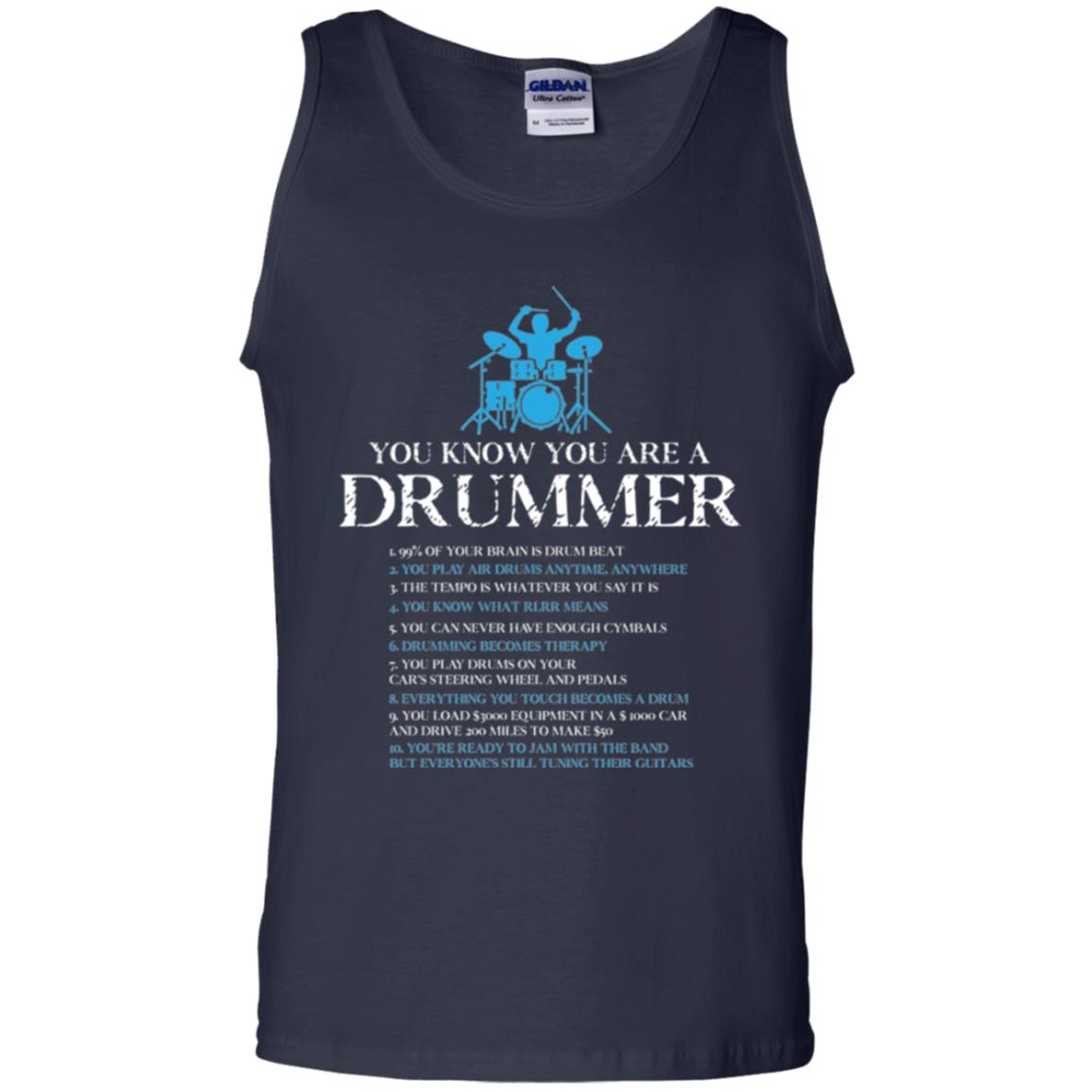 Drummer T-shirt You_re A Drummer Navy