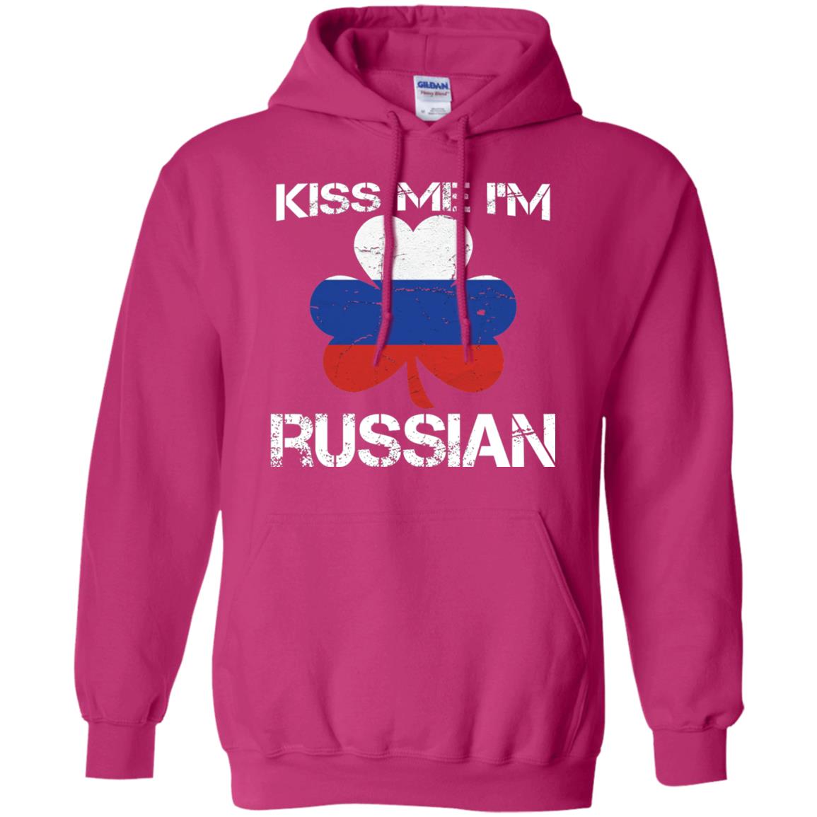 Kiss Me Russian Distressed St. Patrick_s Day 2018 T-shirt Heliconia