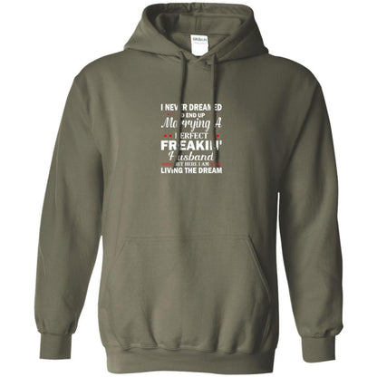 Wife T-shirt I Never Dreamed I'd End Up Military Green