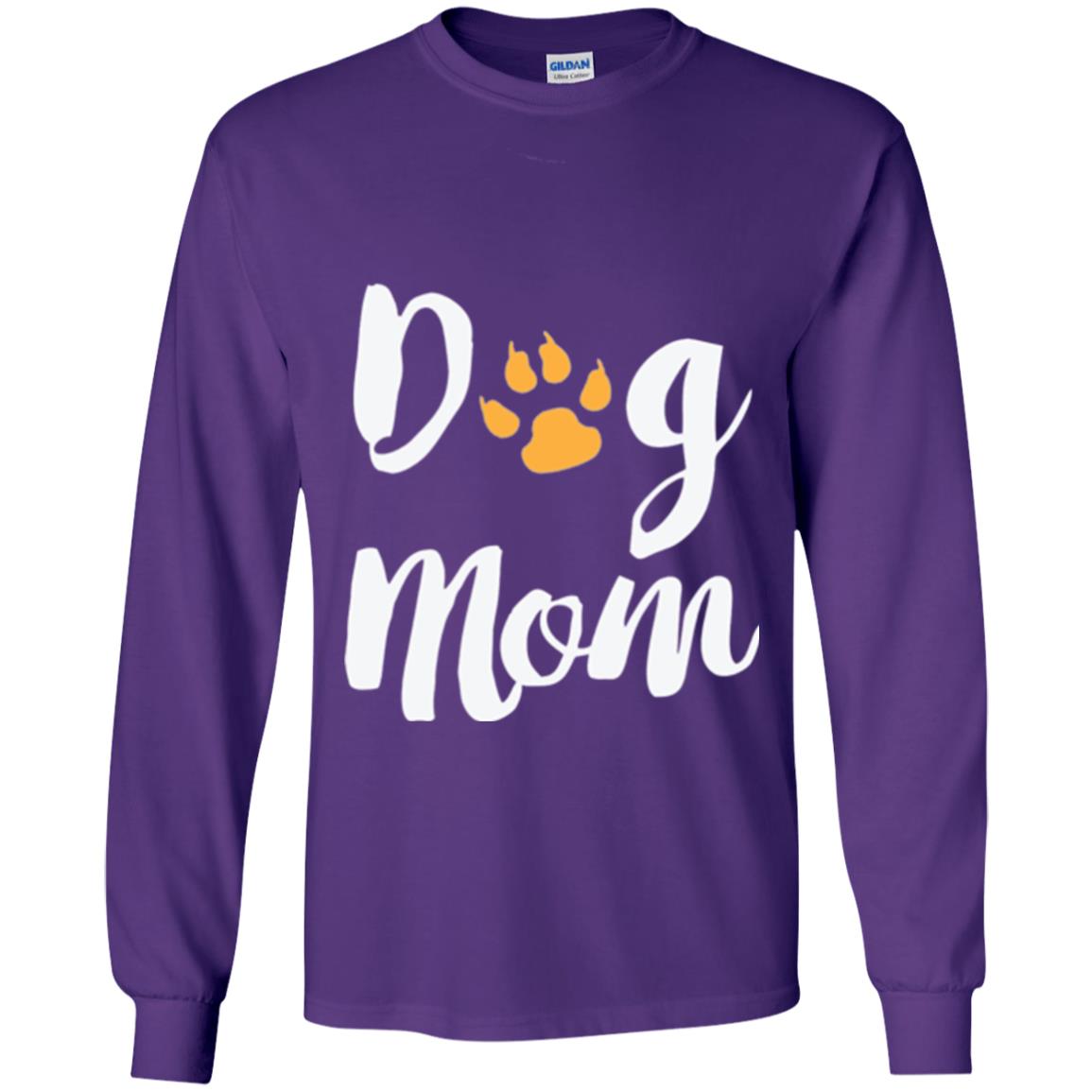 Dog Lovers T-shirt Dog Mom Purple