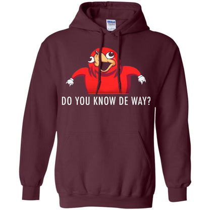 Do You Know De Way T-shirt Maroon